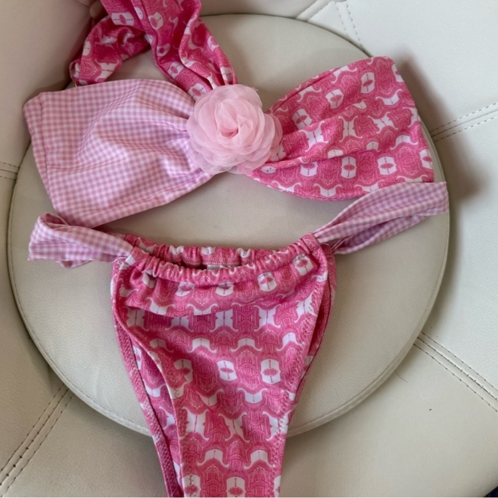 Strawberry Milk Mob bikini top